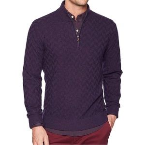 Robert Graham Quarter-Zip Cotton Sweater